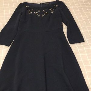 Banana republic navy blue dress